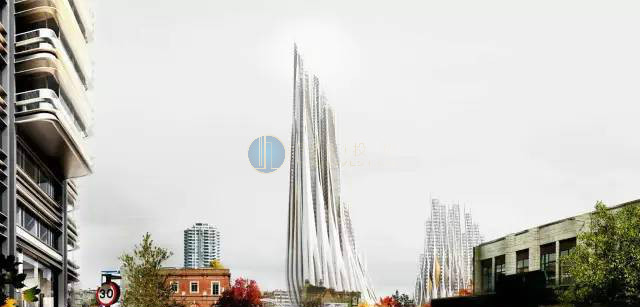 图说:综合体天际线效果图