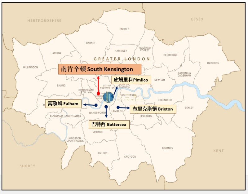 伦敦一区投资概览—— 南肯辛顿（South Kensington）