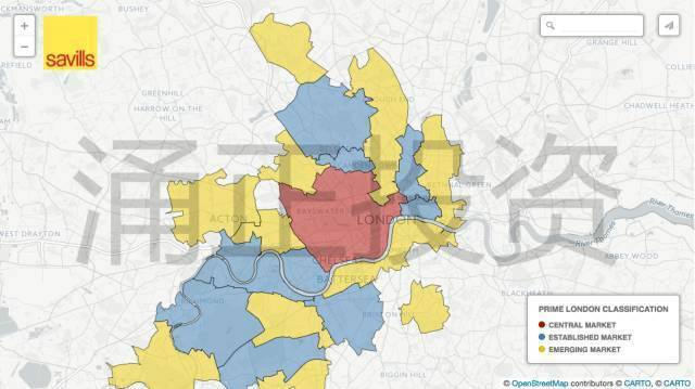 伦敦中产阶级住哪里?