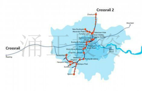 投资伦敦横贯城铁Crossrail2沿线地段指南