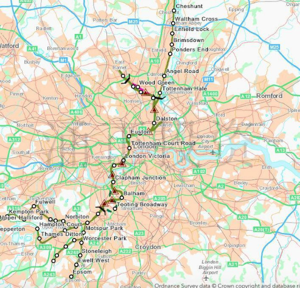 投资伦敦横贯城铁Crossrail2沿线地段指南