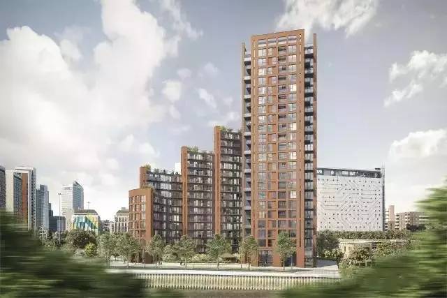 Orchard Wharf位于伦敦东印度码头的豪宅项目